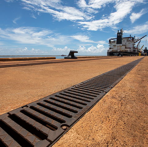 RECYFIX NC channel installed at Kuantan port
