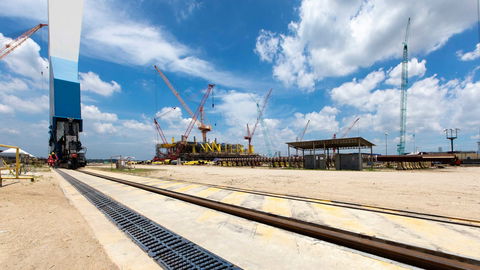 Johor Port in Malaysia