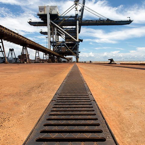 The loading area in the wharf deck in Kuantan