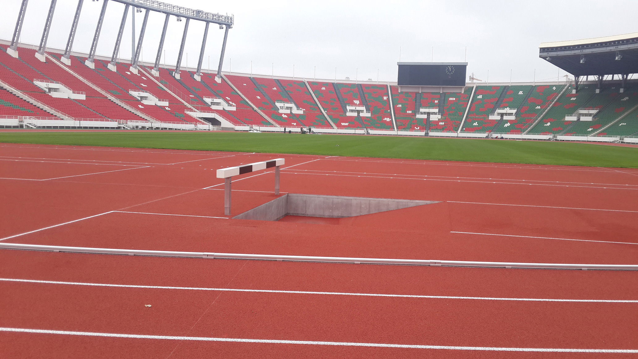 National stadium Rabat - hurdles